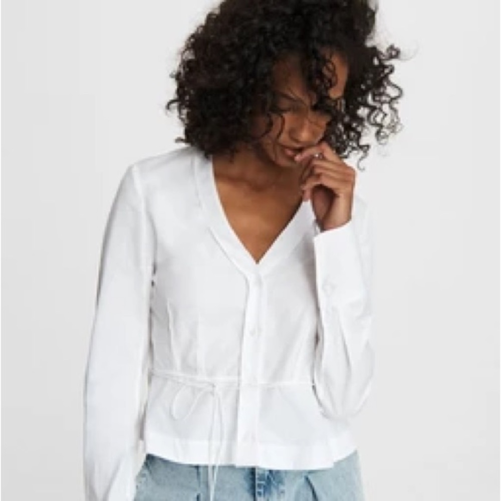 rag & bone Victorine Poplin Shirt